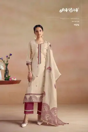 My Fashion Road Jay Vijay Sitarey Fancy Cotton Summer Wear Dress | 11216 My Fashion Road Jay Vijay Sitarey Fancy Cotton Summer Wear Dress | 11216
