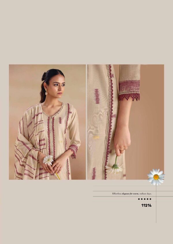 My Fashion Road Jay Vijay Sitarey Fancy Cotton Summer Wear Dress | 11214