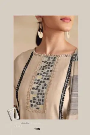 My Fashion Road Jay Vijay Sitarey Fancy Cotton Summer Wear Dress | 11215