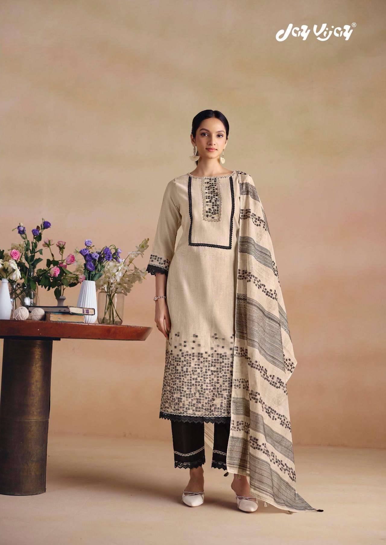 My Fashion Road Jay Vijay Sitarey Fancy Cotton Summer Wear Dress | 11215 My Fashion Road Jay Vijay Sitarey Fancy Cotton Summer Wear Dress | 11215
