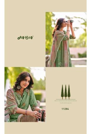 My Fashion Road Jay Vijay Udaan Fancy Chanderi Jacquard Suit | 11284