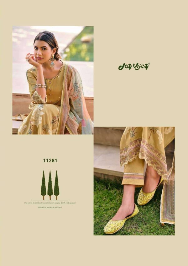 My Fashion Road Jay Vijay Udaan Fancy Chanderi Jacquard Suit | 11281