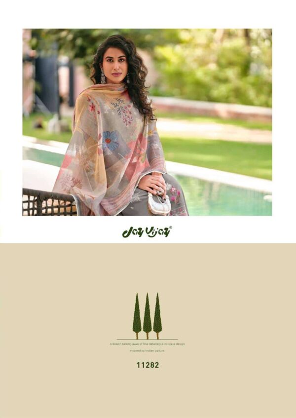 My Fashion Road Jay Vijay Udaan Fancy Chanderi Jacquard Suit | 11282