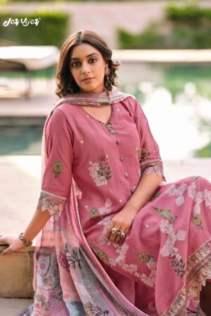 My Fashion Road Jay Vijay Udaan Fancy Chanderi Jacquard Suit | 11285