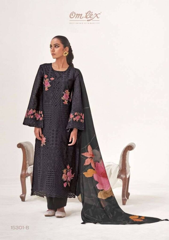 My Fashion Road Omtex Phulwari Premium Wear lawn Cotton Suit | 15301 – B