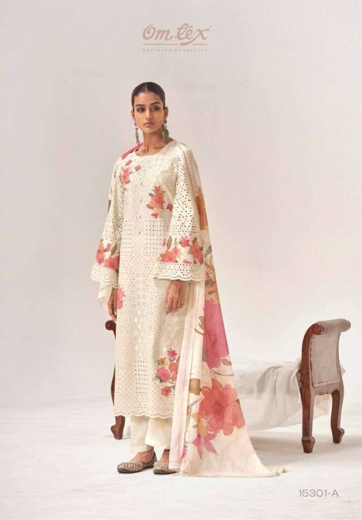 My Fashion Road Omtex Phulwari Premium Wear lawn Cotton Suit | 15301 – A