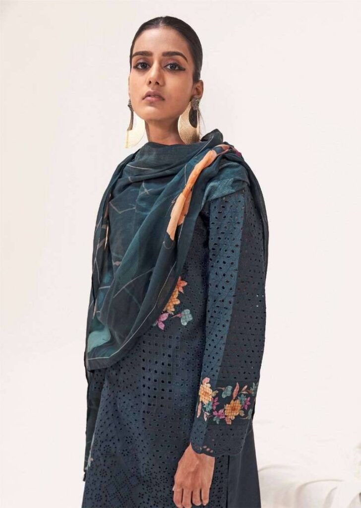 My Fashion Road Omtex Phulwari Premium Wear lawn Cotton Suit | 15301 – D
