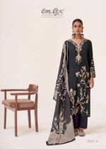 My Fashion Road Omtex Sinhasan Pure Linen Jacquard Ladies Dress | 15311- A