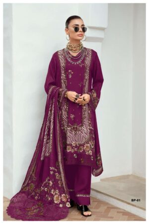 My Fashion Road Varsha Beautiful People Vol 2 Fancy Muslin Salwar Suit | BP-01