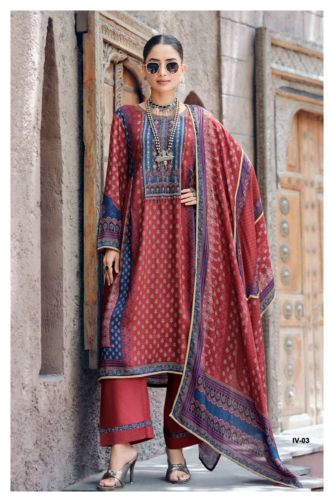 My Fashion Road Varsha Indigo Vault Digital Printed Muslin Salwar Suit | IV – 03 My Fashion Road Varsha Indigo Vault Digital Printed Muslin Salwar Suit | IV – 03