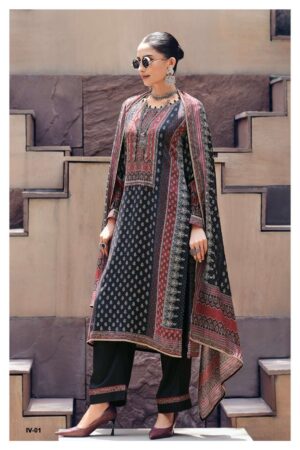 My Fashion Road Varsha Indigo Vault Digital Printed Muslin Salwar Suit | IV – 01