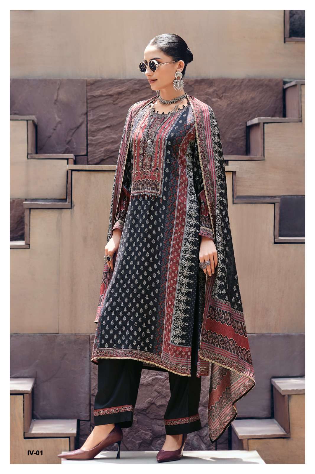 My Fashion Road Varsha Indigo Vault Digital Printed Muslin Salwar Suit | IV – 01 My Fashion Road Varsha Indigo Vault Digital Printed Muslin Salwar Suit | IV – 01