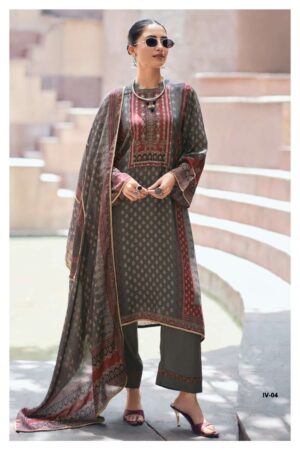 My Fashion Road Varsha Indigo Vault Digital Printed Muslin Salwar Suit | IV – 04