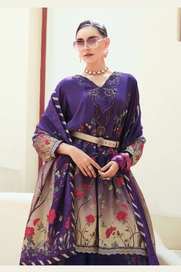 My Fashion Road Varsha Jardin Dior Latest Deigns Muslin Suit | JD – 01