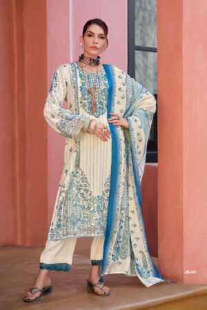 My Fashion Road Varsha Jashn Digital Printed Muslin Dress | JS- 02