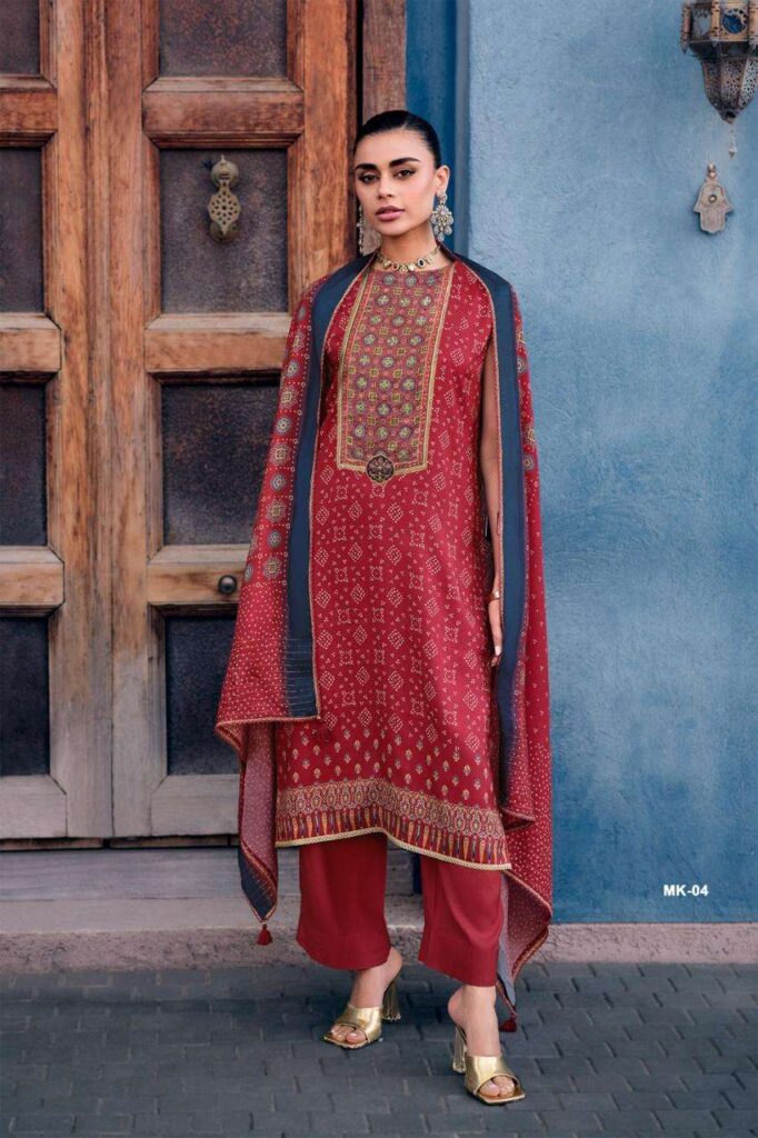 My Fashion Road Varsha Mrittika Exclusive Muslin Latest Suit | MK – 04