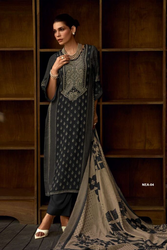 My Fashion Road Varsha Noor E Andaz Printed Muslin Salwar Suit | NEA – 04