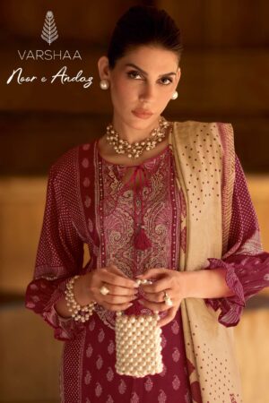 My Fashion Road Varsha Noor E Andaz Printed Muslin Salwar Suit | NEA – 02