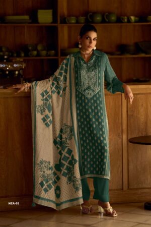 My Fashion Road Varsha Noor E Andaz Printed Muslin Salwar Suit | NEA – 03