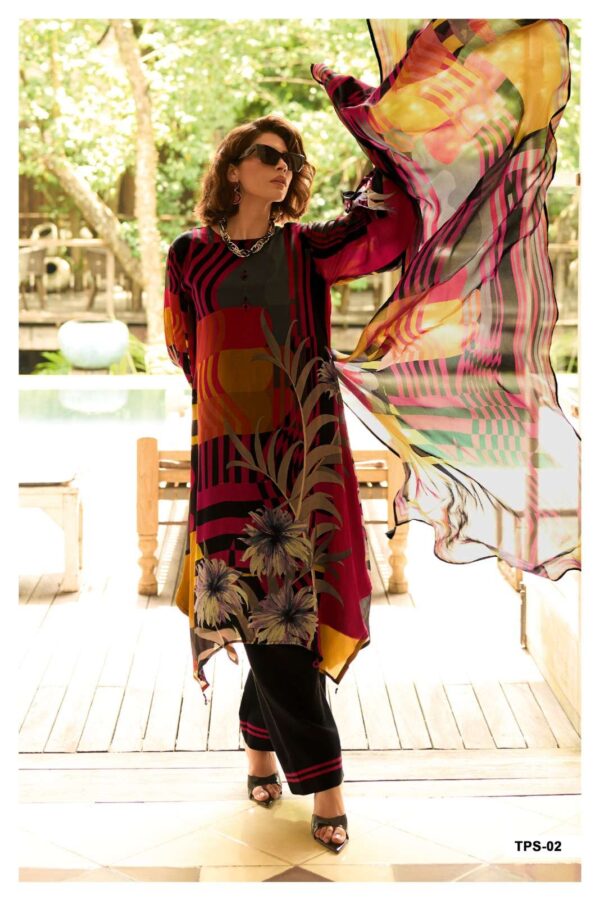 My Fashion Road Varsha The Print Stories Rockstar Silk Suit |TPS – 02