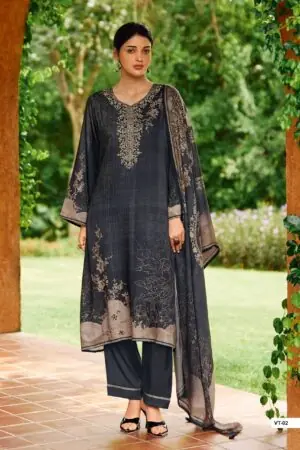 My Fashion Road Varsha Valentina Exclusive Muslin Printed Suit | YT – 02