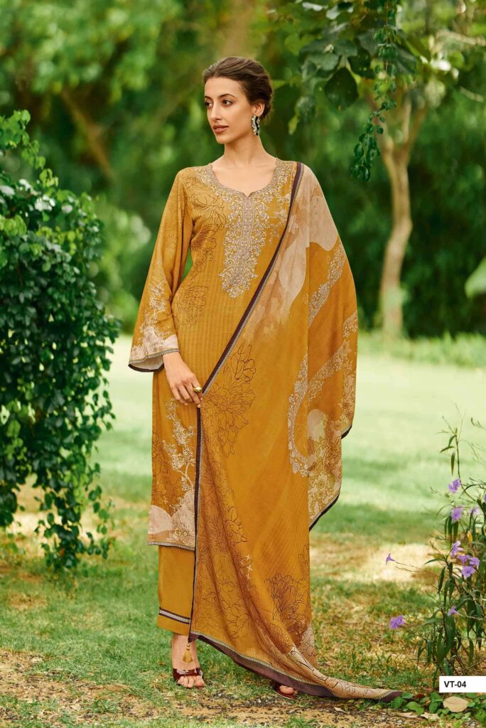 My Fashion Road Varsha Valentina Exclusive Muslin Printed Suit | YT – 04