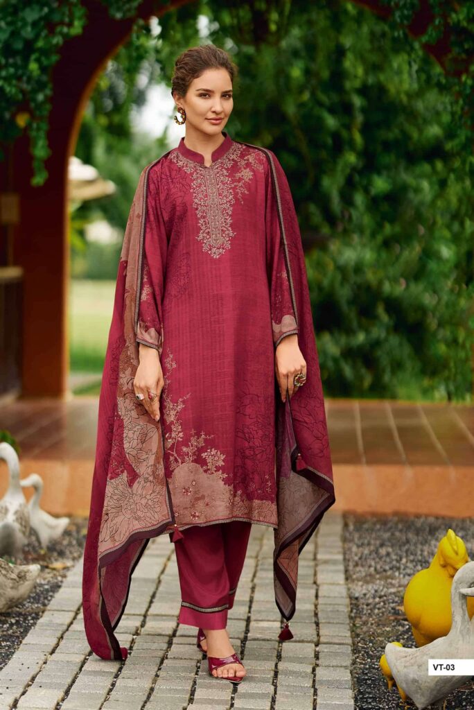 My Fashion Road Varsha Valentina Exclusive Muslin Printed Suit | YT – 03