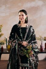 My Fashion Road Maryam Hussain Pakistani Luxury Lawn Suit | Meena