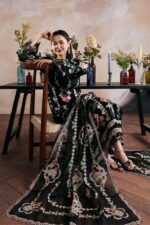My Fashion Road Maryam Hussain Pakistani Luxury Lawn Suit | Meena