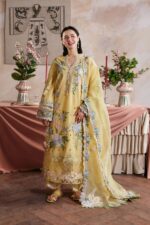 My Fashion Road Maryam Hussain Pakistani Luxury Lawn Suit | Hamna