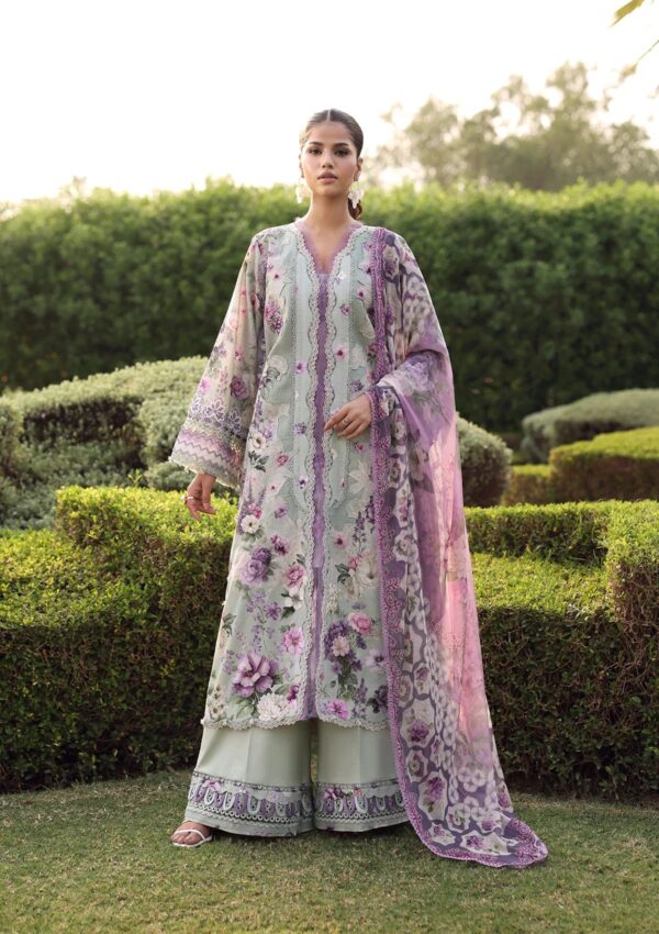 My Fashion Road Elaf Unstitched Premium Lawn Suit Belladore Vol 3 2026 | 6A CASTELLA
