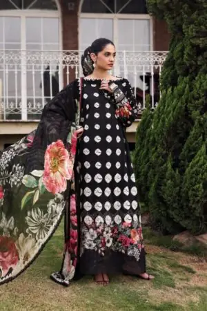 My Fashion Road Elaf Unstitched Premium Lawn Suit Belladore Vol 3 2026 | 1B QUEEN