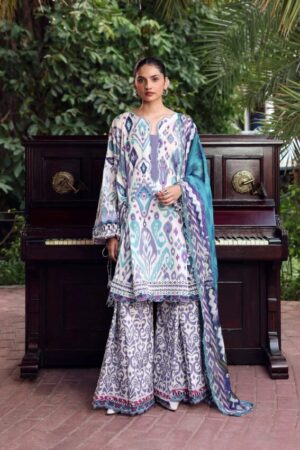 My Fashion Road Elaf Unstitched Premium Lawn Suit Belladore Vol 3 2026 | 2A PRISM