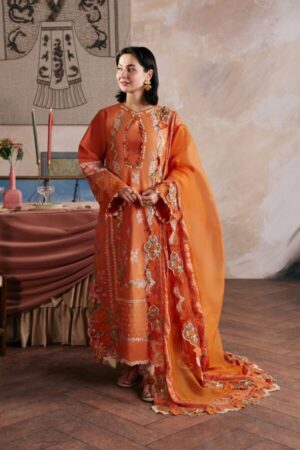 My Fashion Road Maryam Hussain Pakistani Luxury Lawn Suit | Sharjeena