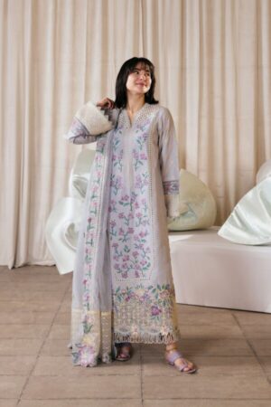 My Fashion Road Maryam Hussain Pakistani Luxury Lawn Suit | Pari