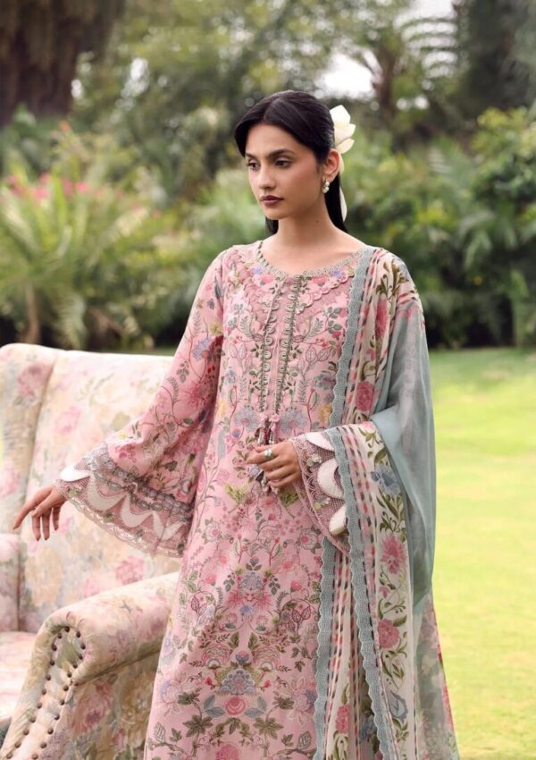 My Fashion Road Elaf Unstitched Premium Lawn Suit Belladore Vol 3 2026 | 3A CHESSA
