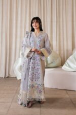 My Fashion Road Maryam Hussain Pakistani Luxury Lawn Suit | Pari