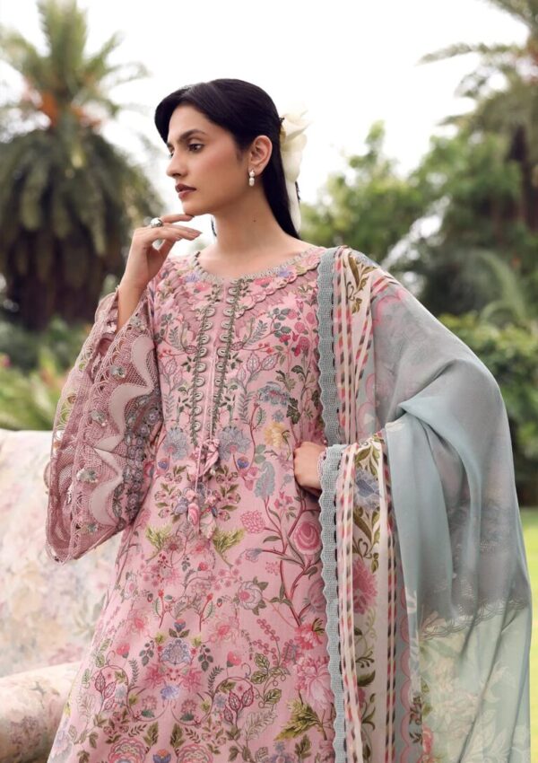 My Fashion Road Elaf Unstitched Premium Lawn Suit Belladore Vol 3 2026 | 3A CHESSA
