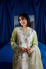 My Fashion Road Maryam Hussain Pakistani Luxury Lawn Suit | Dimple
