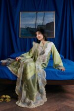 My Fashion Road Maryam Hussain Pakistani Luxury Lawn Suit | Dimple