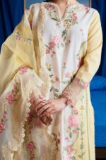 My Fashion Road Maryam Hussain Pakistani Luxury Lawn Suit | Hamna