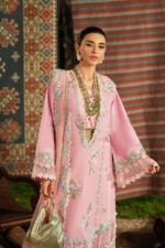 My Fashion Road Maryam Hussain Pakistani Luxury Lawn Suit | Aesaar