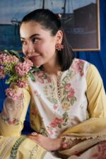 My Fashion Road Maryam Hussain Pakistani Luxury Lawn Suit | Hamna