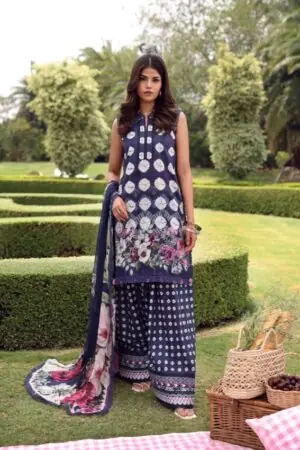 My Fashion Road Elaf Unstitched Premium Lawn Suit Belladore Vol 3 2026 | 1A DOMINO
