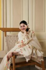 My Fashion Road Maryam Hussain Pakistani Luxury Lawn Suit | Hala