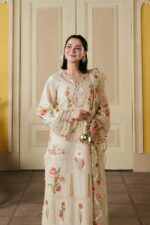 My Fashion Road Maryam Hussain Pakistani Luxury Lawn Suit | Hala
