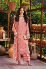 My Fashion Road Maryam Hussain Pakistani Luxury Lawn Suit | Dimple