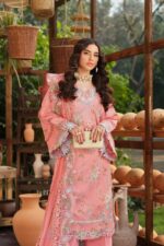 My Fashion Road Maryam Hussain Pakistani Luxury Lawn Suit | Dimple