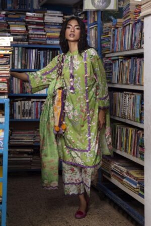 My Fashion Road Sana Safinaz Unstitched Printed Lawn Suit Vol 4 2026 | SN08