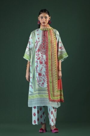 My Fashion Road Sana Safinaz Unstitched Printed Lawn Suit Vol 4 2026 | SN07